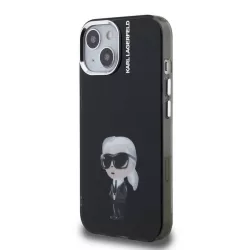   HUSĂ! - Apple iPhone 15 KARL LAGERFELD KLHMP15SHMKIAQK IML Back Cover - Negru