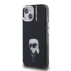 HUSĂ! - Apple iPhone 15 KARL LAGERFELD KLHMP15SHMKIAQK IML Back Cover - Negru