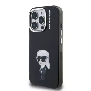 HUSĂ! - Apple iPhone 16 Pro KARL LAGERFELD KLHMP16LHMKIAQK IML Back Cover - Negru