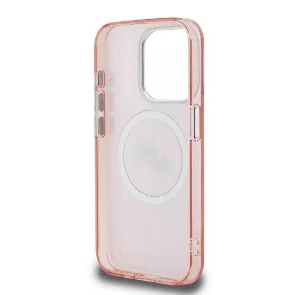 HUSĂ! - Apple iPhone 15 Pro KARL LAGERFELD KLHMP15LHMKBKCHP Magsafe IML Back Cover - Roz