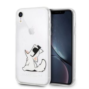 Husă din TPU Apple iPhone XR KARL LAGERFELD KLHCI61CFNRC - Transparentă