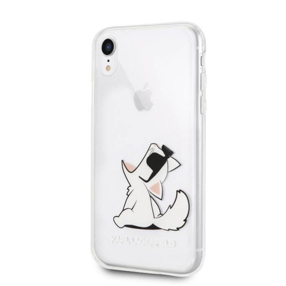 Husă din TPU Apple iPhone XR KARL LAGERFELD KLHCI61CFNRC - Transparentă