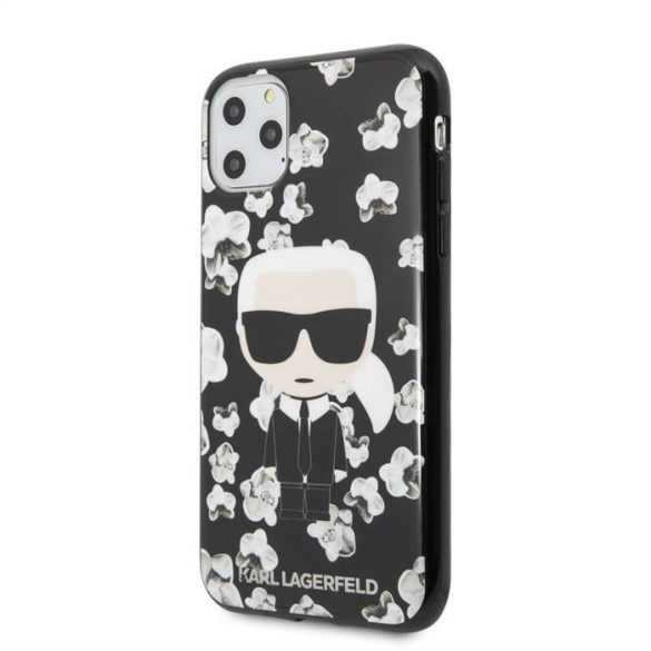 Husa din spate Apple iPhone 11 Pro Max KARL LAGERFELD KLHCN65FLFBBK - negru