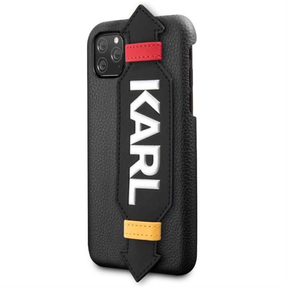 Husa din piele Apple iPhone 11 Pro KARL LAGERFELD KLHCN58HDAWBK - negru