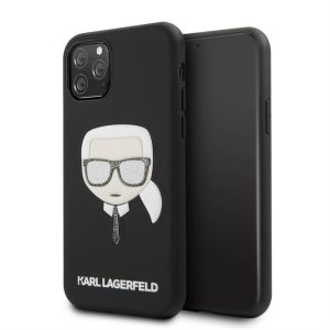 Husa din spate Apple iPhone 11 Pro KARL LAGERFELD KLHCN58GKBK - Negru