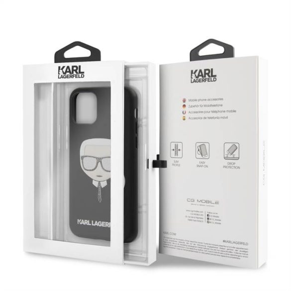 Husa din spate Apple iPhone 11 Pro KARL LAGERFELD KLHCN58GKBK - Negru