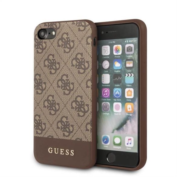 Husa din spate Apple iPhone 7/8/SE2 GUESS GUHCI8G4GLBR - maro