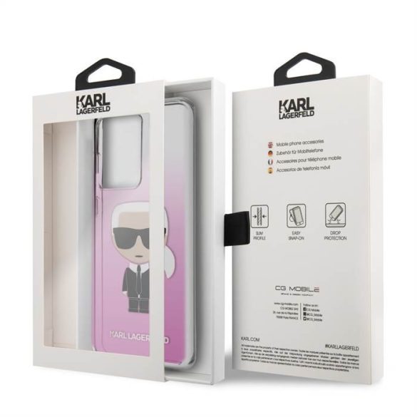 Samsung S20 Ultra KARL LAGERFELD KLHCS69TRDFKPI TPU Husă spate - Roz