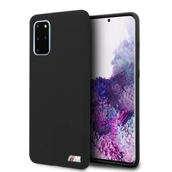 HUSĂ! - Husă din spate din silicon lichid pentru Samsung S20 Plus BMW BMHCS67MSILBK - neagră