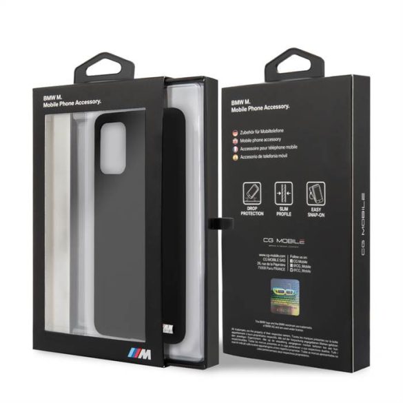 HUSĂ! - Husă din spate din silicon lichid pentru Samsung S20 Plus BMW BMHCS67MSILBK - neagră