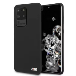   HUSĂ! - Husa din spate din silicon lichid Samsung S20 Ultra BMW BMHCS69MSILBK - negru
