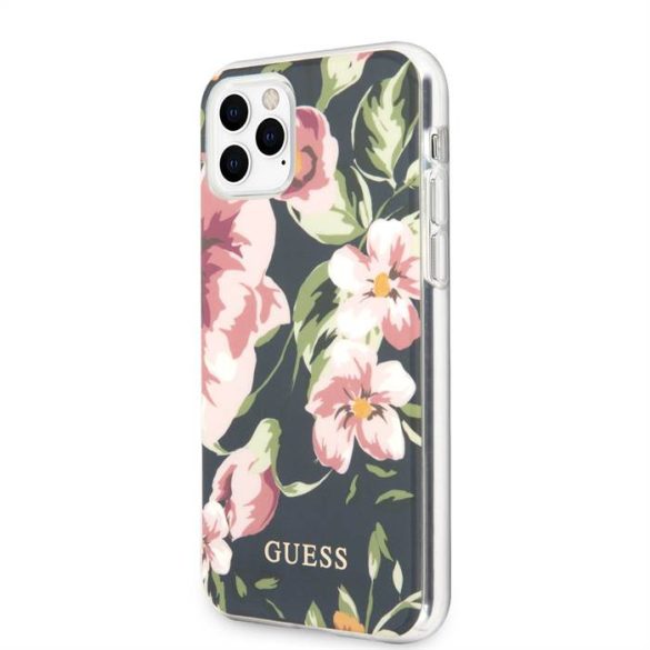 Husă din TPU pentru Apple iPhone 11 Pro GUESS GUHCN58IMLFL03 - Floare 3
