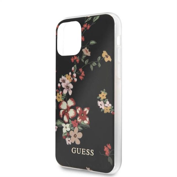 Husă din TPU pentru iPhone 11 Pro GUESS GUHCN58IMLFL04 - Floare 4