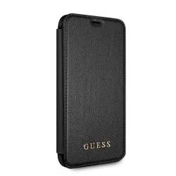   HUSĂ! - Carcasa Apple iPhone 12 Mini GUESS GUFLBKSP12SIGLBK - Neagra