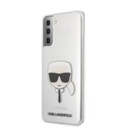   Husă din TPU Samsung S21 Plus KARL LAGERFELD KLHCS21MKTR - Transparentă