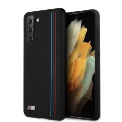   HUSĂ! - Samsung S21 Ultra BMW BMHCS21LSIVTBK Capac spate din silicon lichid - negru
