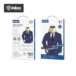   Apple iPhone 13 Pro Max/14 Plus Inkax GL-06 Film Full Glass 2.5D Anti-Peeping - Negru