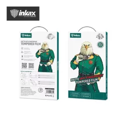   Apple iPhone 14 Pro Max Inkax GL-07 Film mat anti-amprentă 2.5D din sticlă - negru