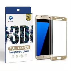   Film de sticlă Samsung S8 Lito 3D curbat (compatibil cu carcasa) - Aur