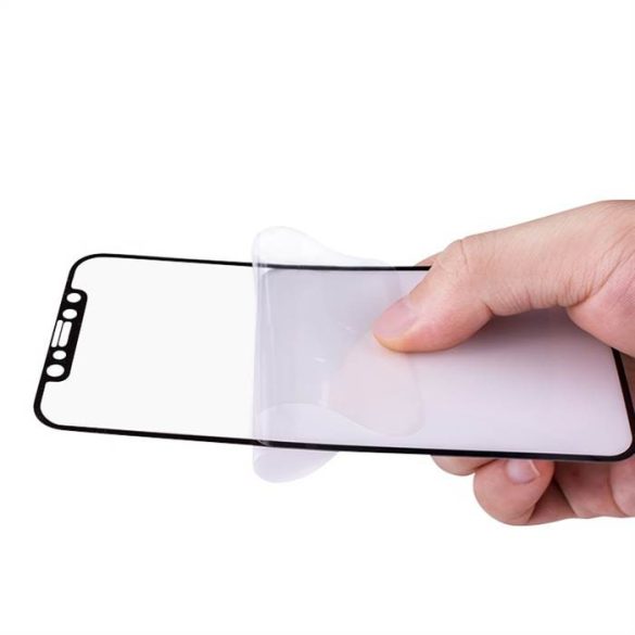 Samsung A8 Plus 2018 Lito 2.5D flexibil Nano Full Folie sticlă - Negru