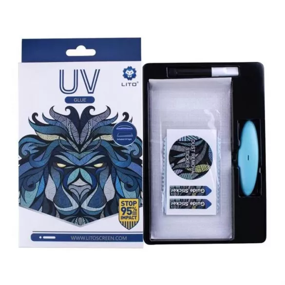 Samsung S7 Edge Lito UV Liquid Glue Film de sticlă 3D - Transparent