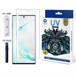   Film de sticlă 3D cu adeziv lichid UV Huawei Mate 30 Lito - transparent