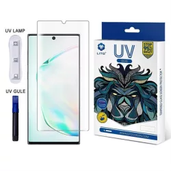   Film de sticlă 3D cu adeziv lichid UV Samsung S20 Ultra Lito - transparent