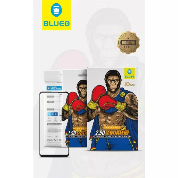 Huawei P Smart Z/P Smart Pro 2019/Y9S/Honor 9X Blueo Lite 2.5D Film de sticlă plină de 10 bucăți - negru
