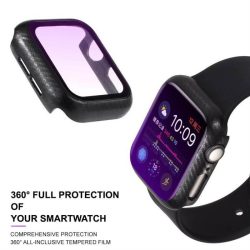   Apple iWatch 4/5/6/SE 40 mm Lito S+ față din sticlă anti-albastru - carbon