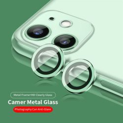   Apple iPhone 11 Pro/11 Pro Max Lito S+ Film de protecție din sticlă pentru cameră metalică 3D - verde