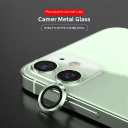   Apple iPhone 12 Mini/12 Lito S+ 3D Metal Camera Folie protecție ecran - Verde
