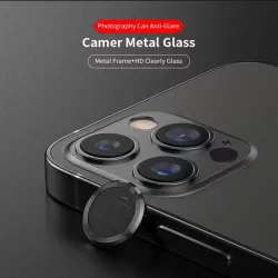   Apple iPhone 12 Pro Max Lito S+ 3D Metal Camera Protective Folie - Graphite