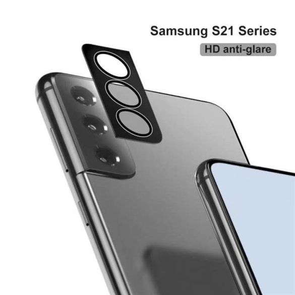 Samsung S21/S21 Plus Lito S+ 3D Metal Camera Folie protecție ecran - Negru