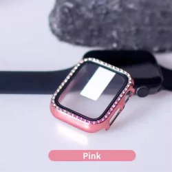  iWatch 1/2/3 42 mm Lito S+ Placă frontală din sticlă Stone - roz