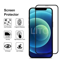   Apple iPhone 12/12 Pro Lito D+ PRO 2.5D Full Folie  sticlă - Negru