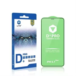   Film Apple iPhone 12 Pro Max Lito D+ PRO 2.5D Full Glass - Negru
