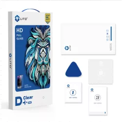   Apple iPhone 15 Pro Lito D+ PRO Film antistatic 2.5D Full Glass - Negru