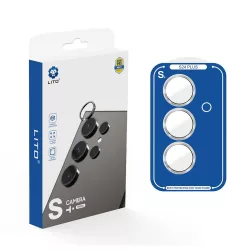   Film de protecție din sticlă pentru cameră metalică 3D Samsung S24 Plus Lito S+ - argintiu