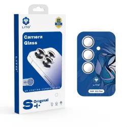   Film de protecție din sticlă pentru cameră Samsung S24 Plus Lito S+ 3D AR Titanium - argintiu