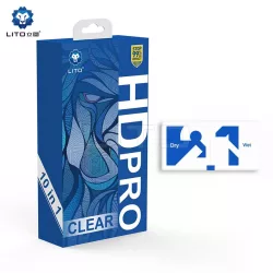   Apple iPhone 15 Pro Lito HD Pro ESD 2.5D Film Full Glass - Negru