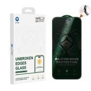   Apple iPhone 13/13 Pro/14 Lito D+ Ultra Silicone Edge Privacy 2.5D Full Glass Film - Negru