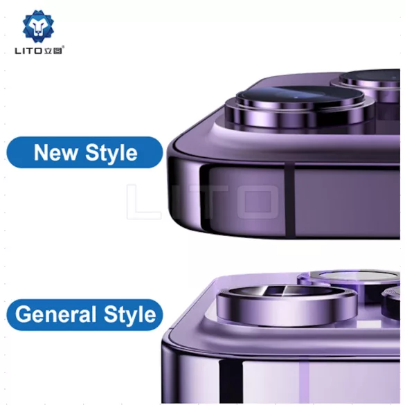 Apple iPhone 16/16 Plus Lito S+ original AR 3D Metal Film de protecție din sticlă - Albastru