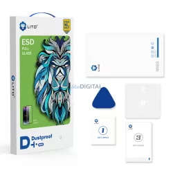   Apple iPhone 13/13 Pro/14 Lito D+ PRO ESD Dust Proof 2.5D Full Glass Film - Negru