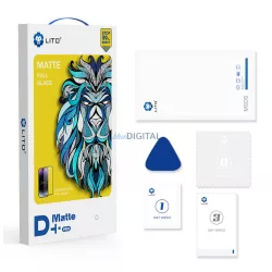   Apple iPhone 15 Pro Lito D+ PRO ESD Dust Proof 2.5D Full Glass Film - Negru