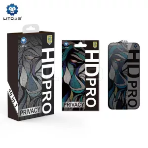 Apple iPhone 17 Pro Max Lito HD Pro ESD Privacy 2.5D Full Glass Film - Negru