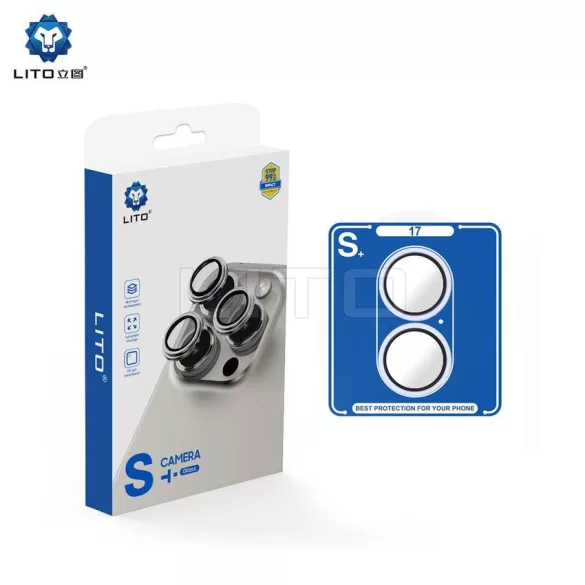 Apple iPhone 17 Lito S+ Aluminiu Film de protecție pentru cameră - Pale Blue