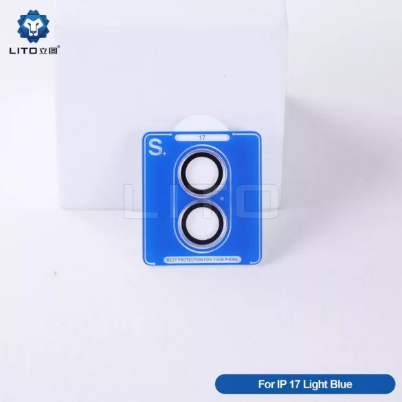 Apple iPhone 17 Lito S+ Aluminiu Film de protecție pentru cameră - Pale Blue