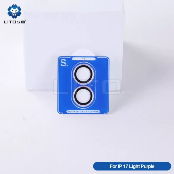 Apple iPhone 17 Lito S+ Aluminiu Film de protecție pentru cameră - Violet pal
