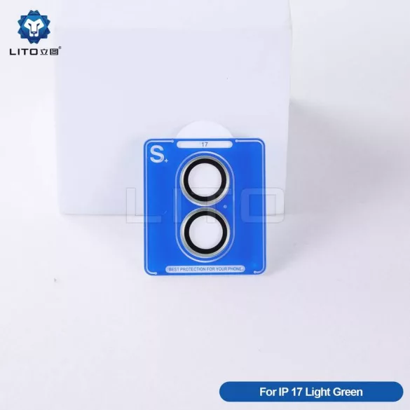Apple iPhone 17 Lito S+ Aluminiu Film de protecție pentru cameră - Verde pal