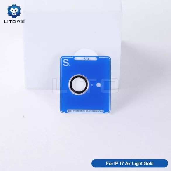 Apple iPhone 17 Air Lito S+ Aluminiu Film de protecție pentru cameră - Gold
